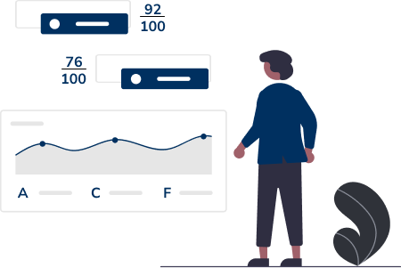How badge works illustration